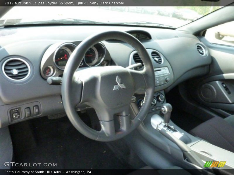Quick Silver / Dark Charcoal 2012 Mitsubishi Eclipse Spyder GS Sport
