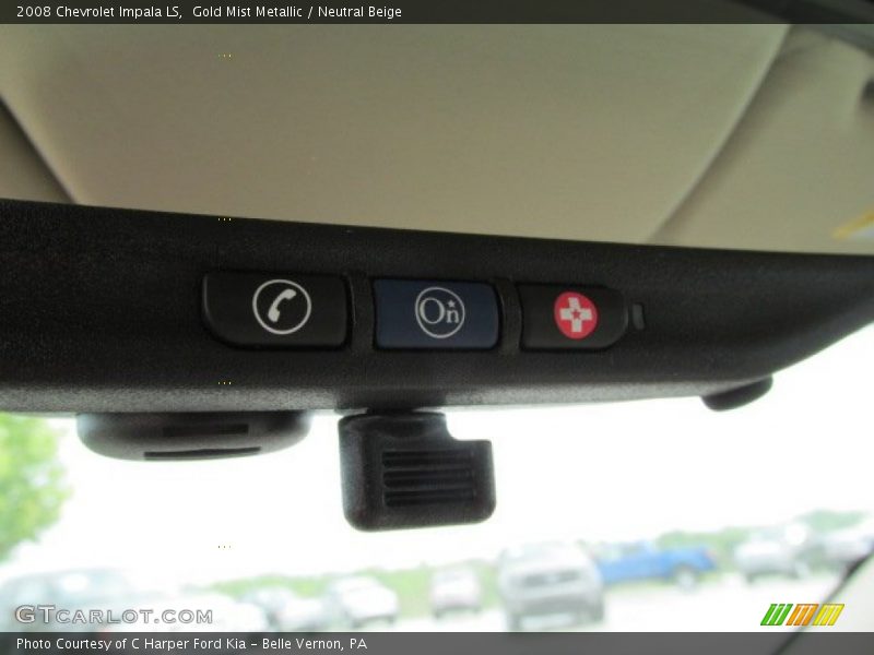 Gold Mist Metallic / Neutral Beige 2008 Chevrolet Impala LS