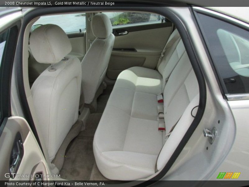 Gold Mist Metallic / Neutral Beige 2008 Chevrolet Impala LS