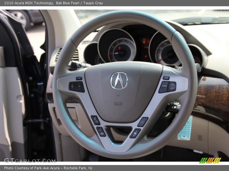 Bali Blue Pearl / Taupe Gray 2010 Acura MDX Technology