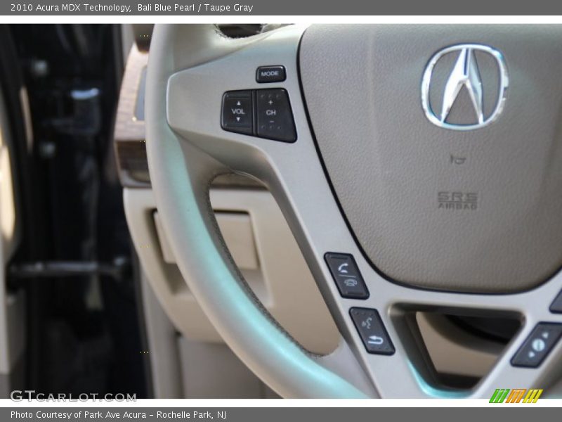 Bali Blue Pearl / Taupe Gray 2010 Acura MDX Technology