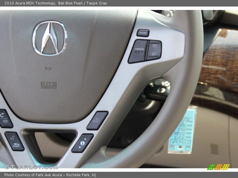 Bali Blue Pearl / Taupe Gray 2010 Acura MDX Technology