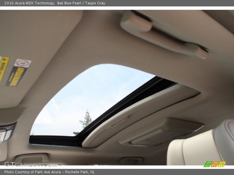 Bali Blue Pearl / Taupe Gray 2010 Acura MDX Technology