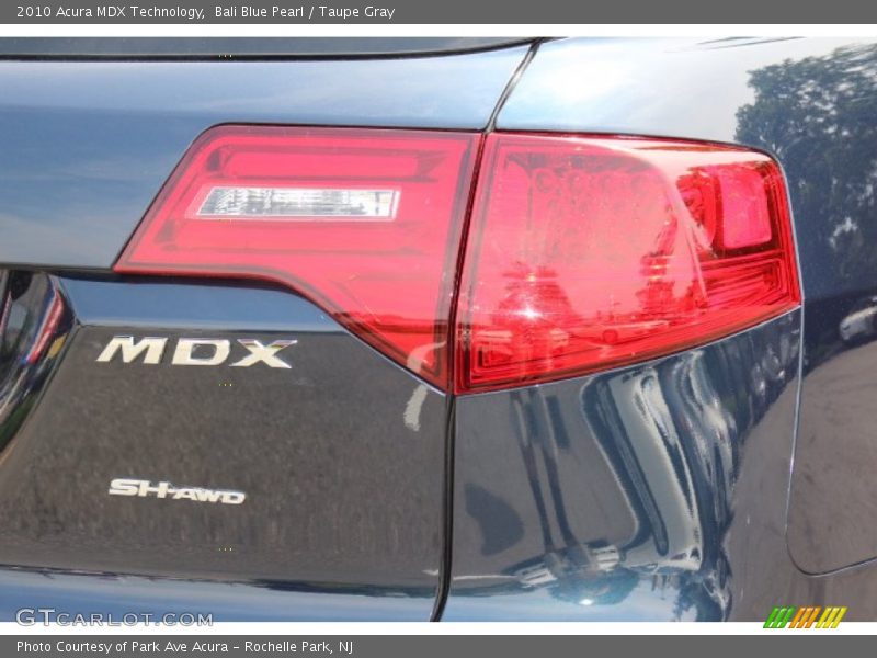 Bali Blue Pearl / Taupe Gray 2010 Acura MDX Technology