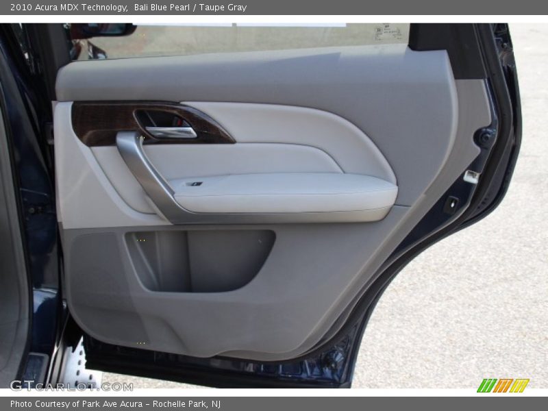 Bali Blue Pearl / Taupe Gray 2010 Acura MDX Technology