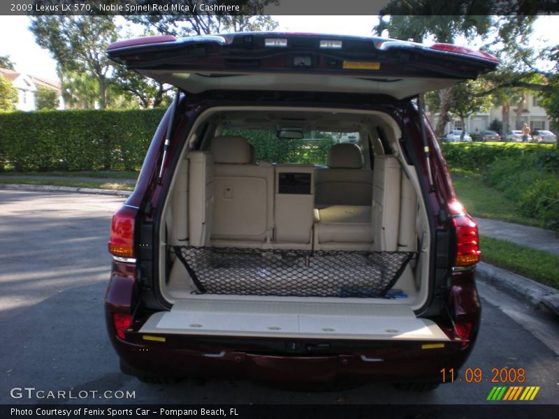 Noble Spinel Red Mica / Cashmere 2009 Lexus LX 570