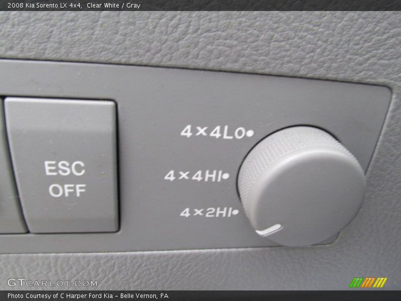 Clear White / Gray 2008 Kia Sorento LX 4x4