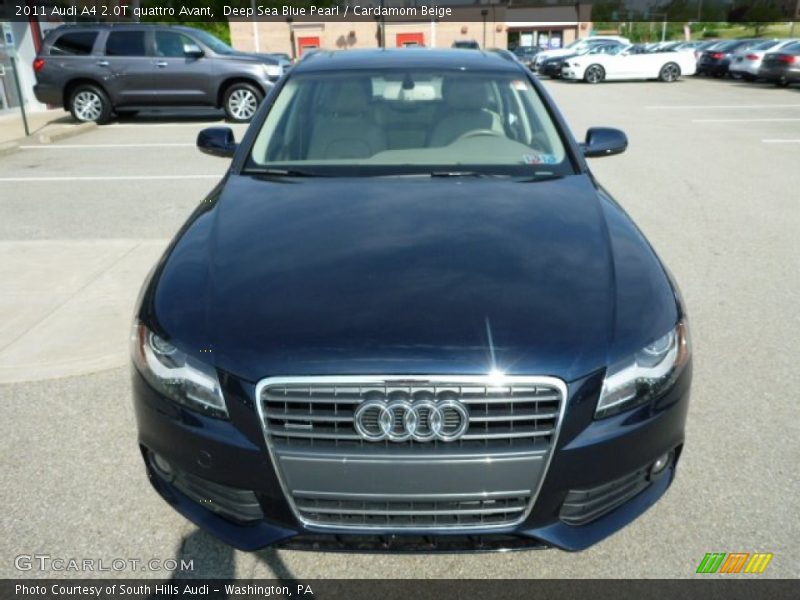 Deep Sea Blue Pearl / Cardamom Beige 2011 Audi A4 2.0T quattro Avant