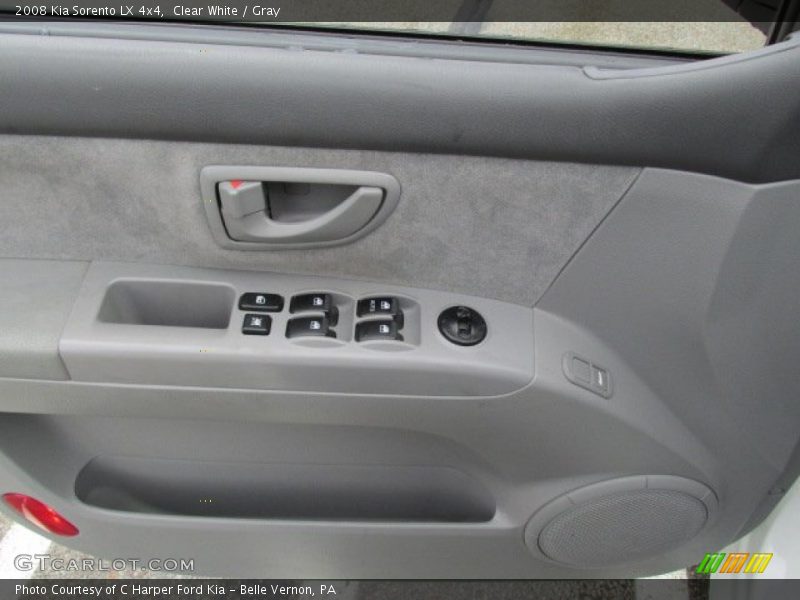 Clear White / Gray 2008 Kia Sorento LX 4x4