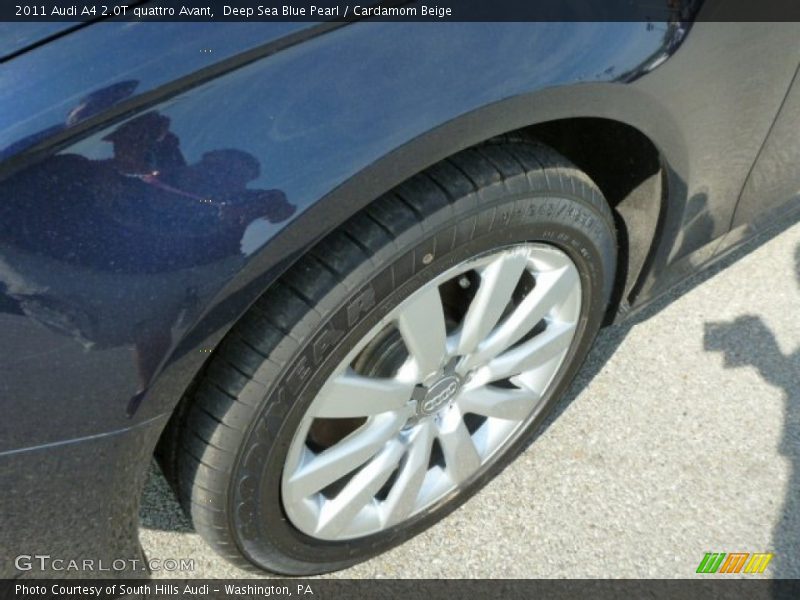 Deep Sea Blue Pearl / Cardamom Beige 2011 Audi A4 2.0T quattro Avant