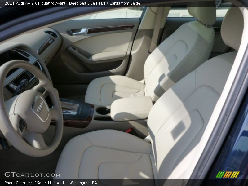 Deep Sea Blue Pearl / Cardamom Beige 2011 Audi A4 2.0T quattro Avant
