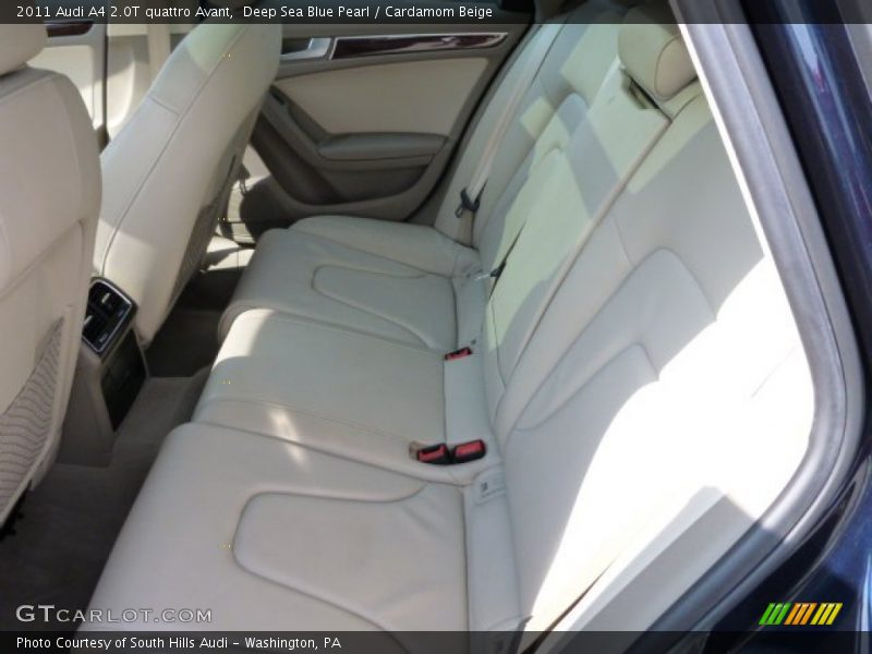 Deep Sea Blue Pearl / Cardamom Beige 2011 Audi A4 2.0T quattro Avant