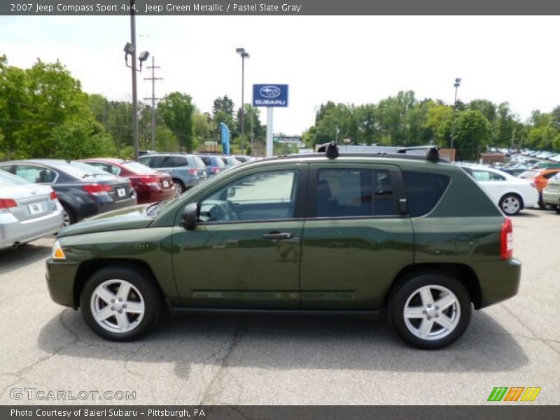 Jeep Green Metallic / Pastel Slate Gray 2007 Jeep Compass Sport 4x4