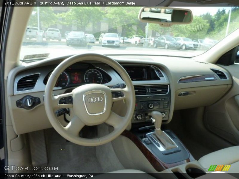Deep Sea Blue Pearl / Cardamom Beige 2011 Audi A4 2.0T quattro Avant