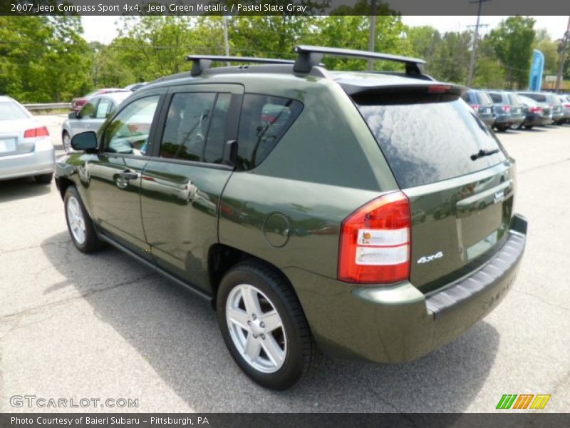 Jeep Green Metallic / Pastel Slate Gray 2007 Jeep Compass Sport 4x4