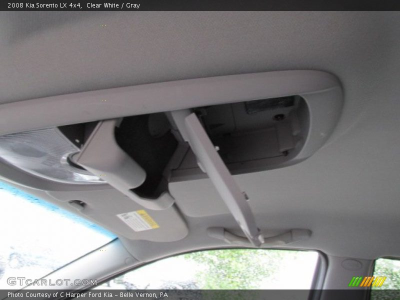 Clear White / Gray 2008 Kia Sorento LX 4x4