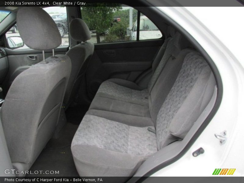 Clear White / Gray 2008 Kia Sorento LX 4x4