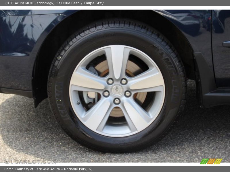 Bali Blue Pearl / Taupe Gray 2010 Acura MDX Technology