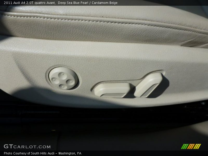 Deep Sea Blue Pearl / Cardamom Beige 2011 Audi A4 2.0T quattro Avant