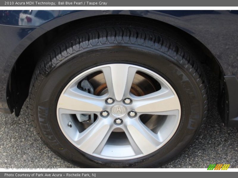 Bali Blue Pearl / Taupe Gray 2010 Acura MDX Technology