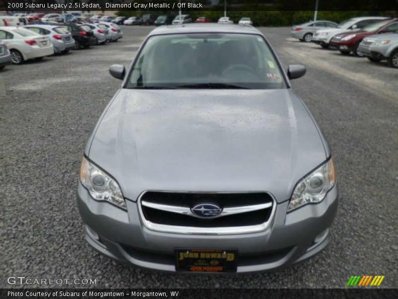 Diamond Gray Metallic / Off Black 2008 Subaru Legacy 2.5i Sedan