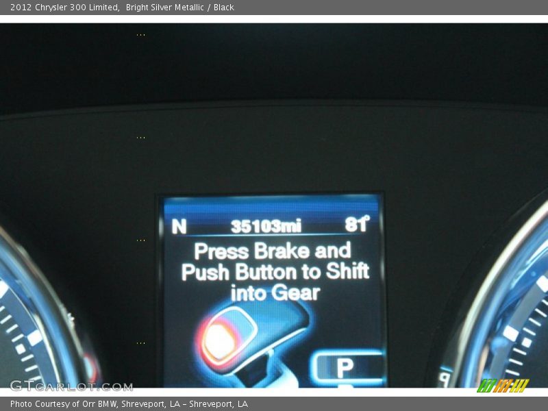 Bright Silver Metallic / Black 2012 Chrysler 300 Limited