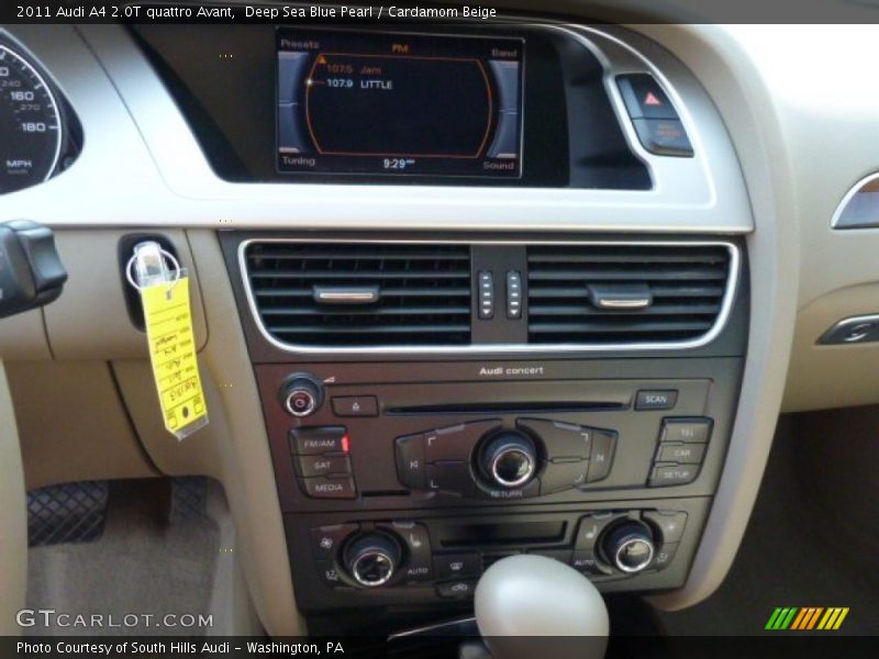 Deep Sea Blue Pearl / Cardamom Beige 2011 Audi A4 2.0T quattro Avant
