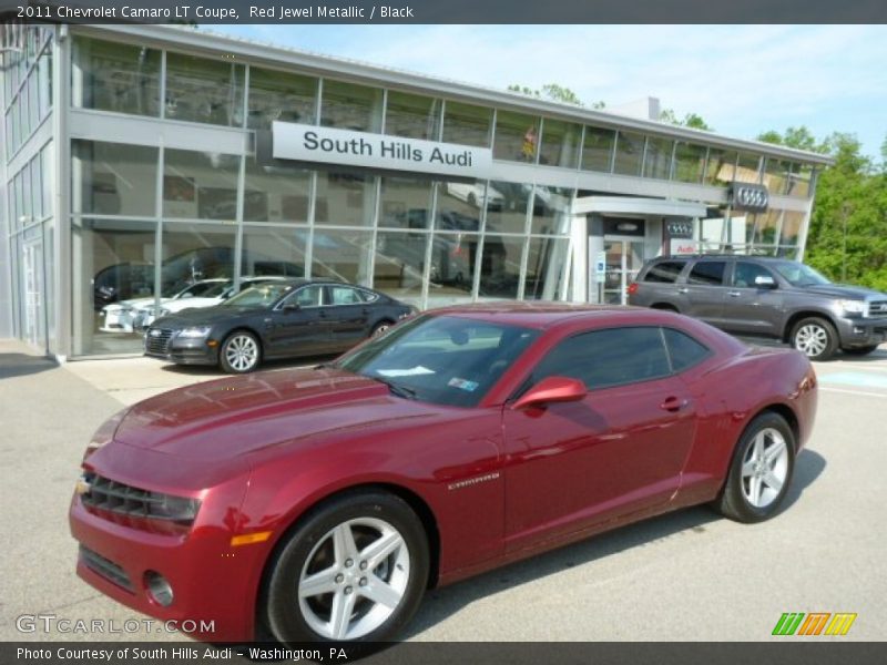 Red Jewel Metallic / Black 2011 Chevrolet Camaro LT Coupe