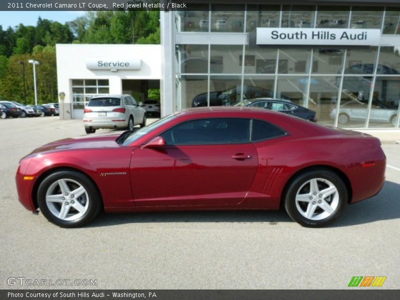 Red Jewel Metallic / Black 2011 Chevrolet Camaro LT Coupe