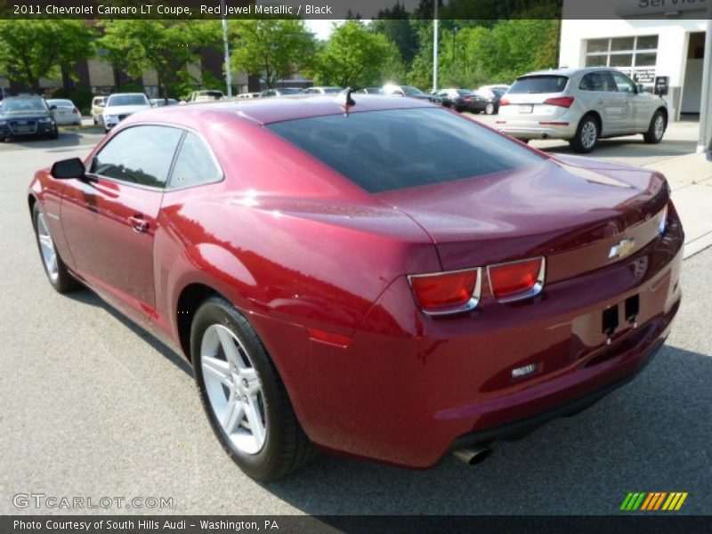 Red Jewel Metallic / Black 2011 Chevrolet Camaro LT Coupe