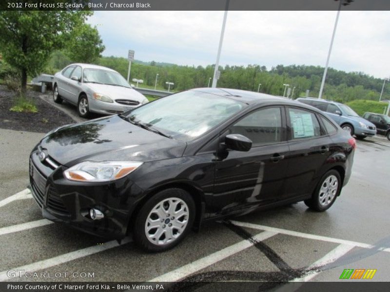 Black / Charcoal Black 2012 Ford Focus SE Sedan