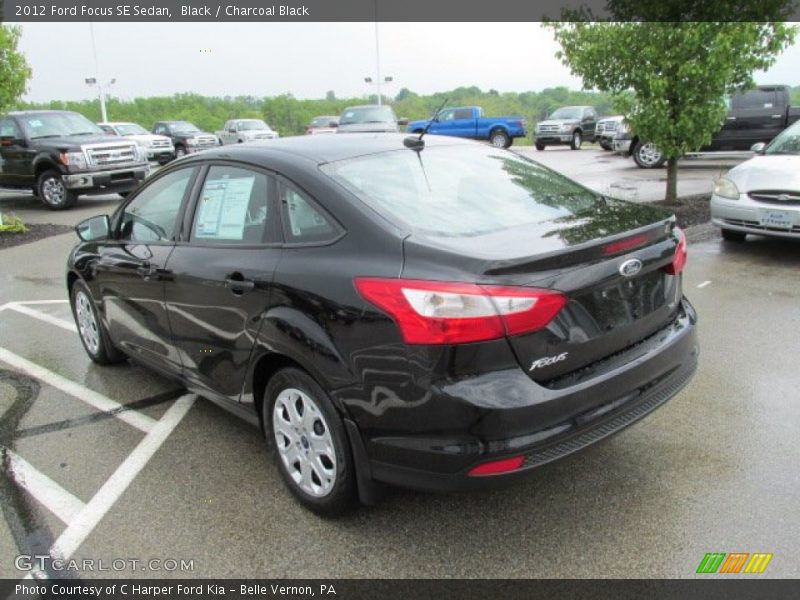 Black / Charcoal Black 2012 Ford Focus SE Sedan