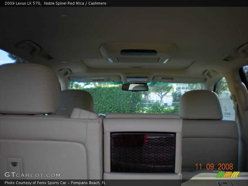 Noble Spinel Red Mica / Cashmere 2009 Lexus LX 570