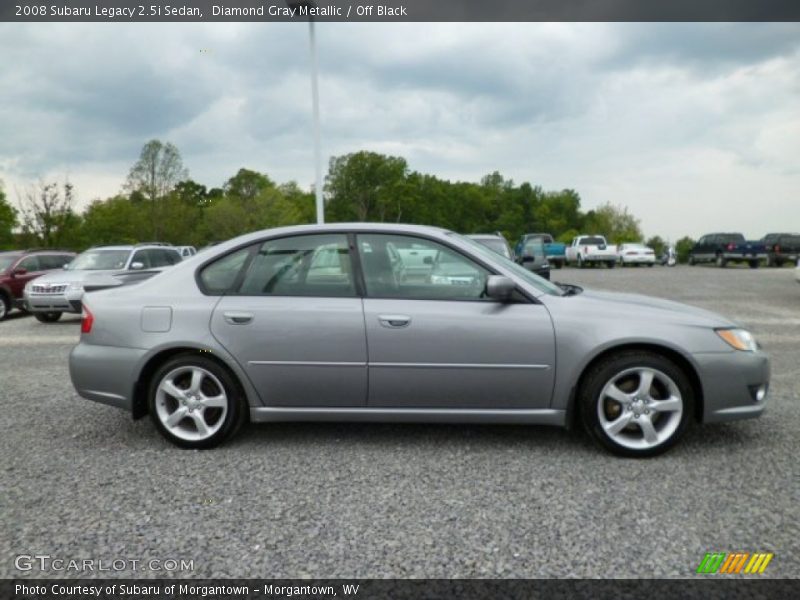 Diamond Gray Metallic / Off Black 2008 Subaru Legacy 2.5i Sedan