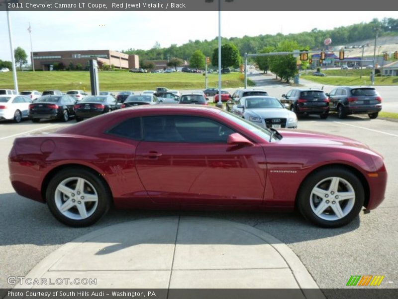 Red Jewel Metallic / Black 2011 Chevrolet Camaro LT Coupe