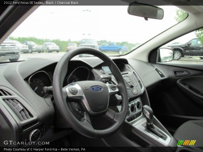 Black / Charcoal Black 2012 Ford Focus SE Sedan