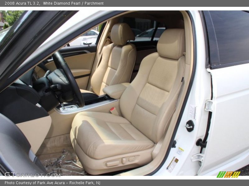 White Diamond Pearl / Parchment 2008 Acura TL 3.2