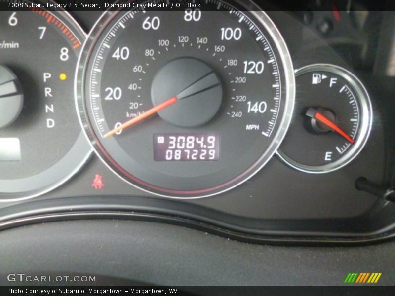 Diamond Gray Metallic / Off Black 2008 Subaru Legacy 2.5i Sedan