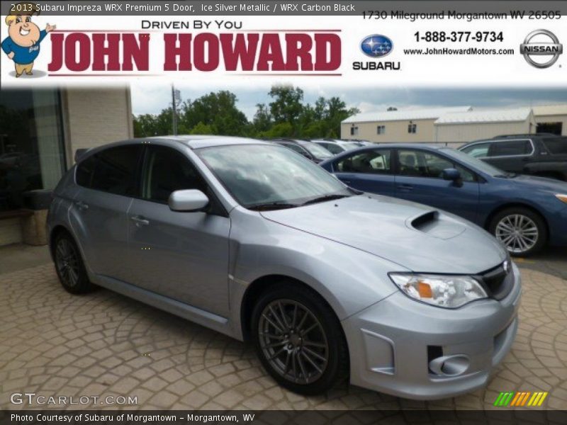 Ice Silver Metallic / WRX Carbon Black 2013 Subaru Impreza WRX Premium 5 Door