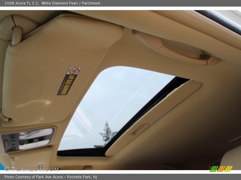 White Diamond Pearl / Parchment 2008 Acura TL 3.2