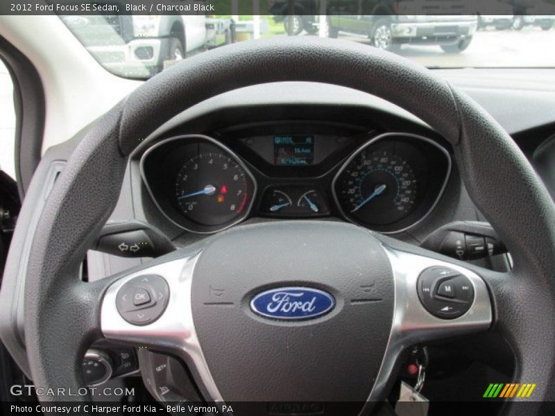 Black / Charcoal Black 2012 Ford Focus SE Sedan