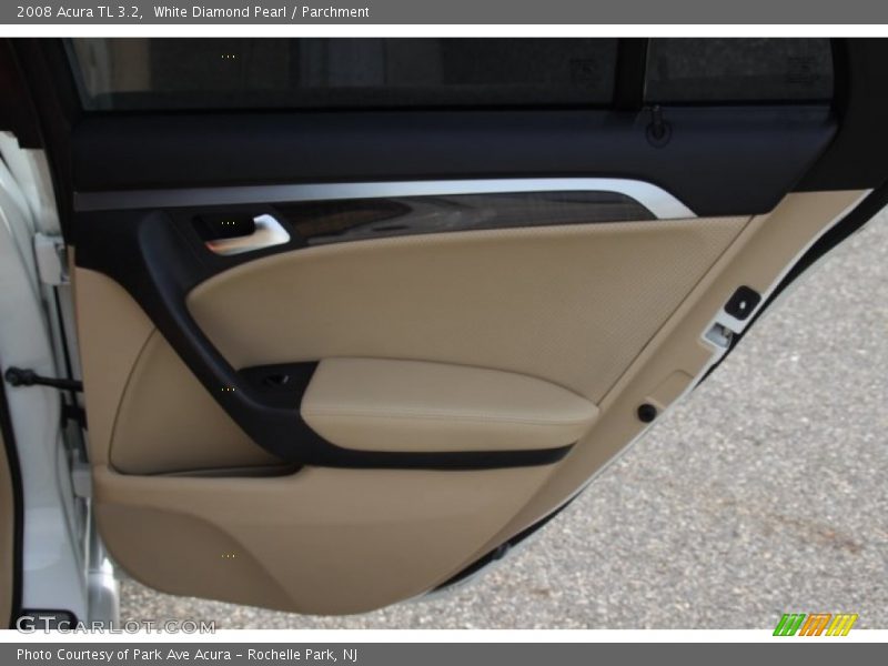 White Diamond Pearl / Parchment 2008 Acura TL 3.2