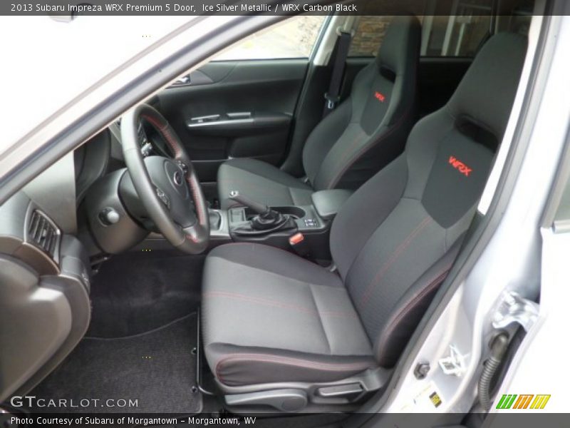  2013 Impreza WRX Premium 5 Door WRX Carbon Black Interior