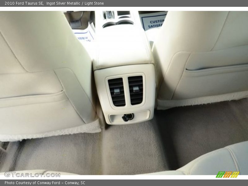 Ingot Silver Metallic / Light Stone 2010 Ford Taurus SE