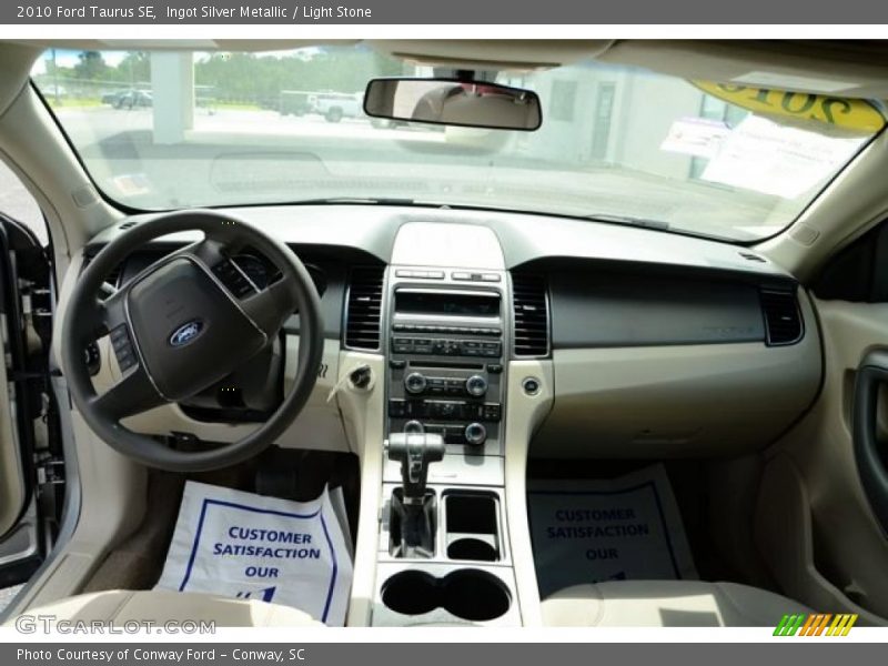 Ingot Silver Metallic / Light Stone 2010 Ford Taurus SE