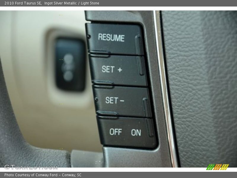 Ingot Silver Metallic / Light Stone 2010 Ford Taurus SE
