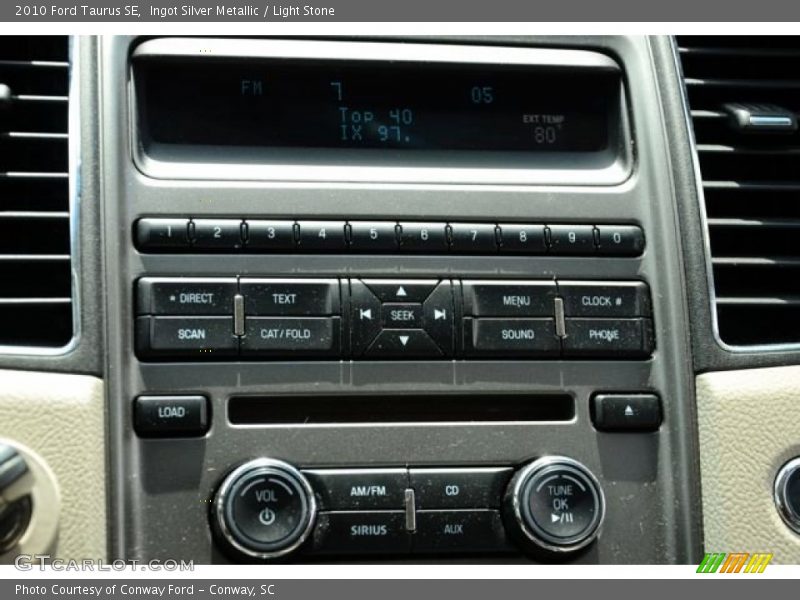Ingot Silver Metallic / Light Stone 2010 Ford Taurus SE