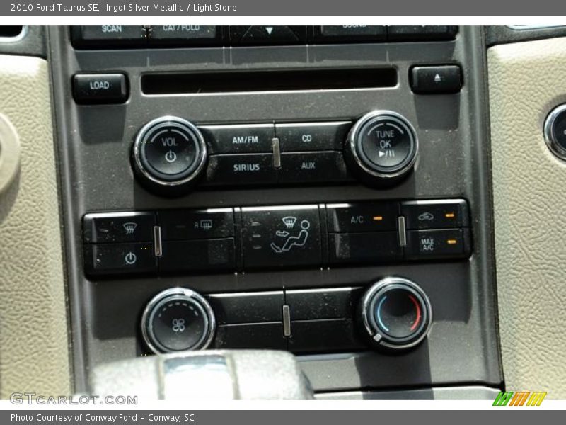 Ingot Silver Metallic / Light Stone 2010 Ford Taurus SE