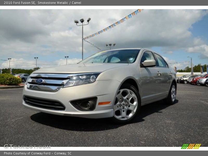 Smokestone Metallic / Camel 2010 Ford Fusion SE