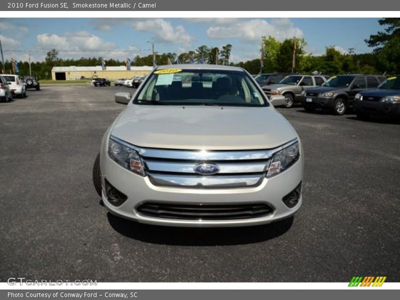 Smokestone Metallic / Camel 2010 Ford Fusion SE